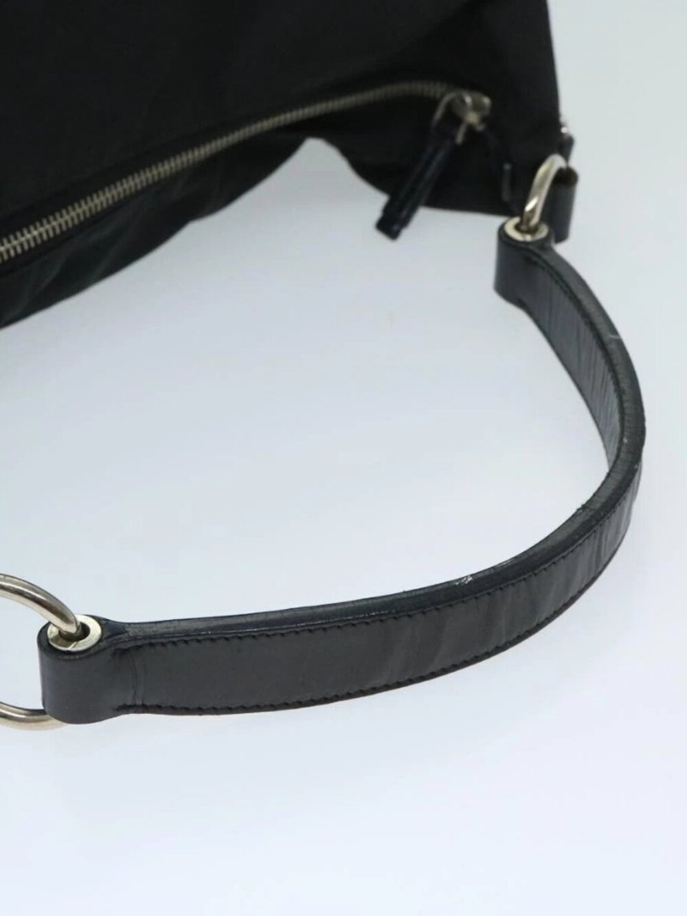 PRADA Shoulder Bag Nylon Black Auth - Picture 8 of 16